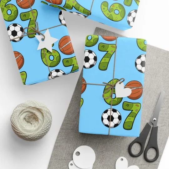 Discover Funny 67 Kids Sports Basketball Meme Wrapping Papers Christmas Santa Present