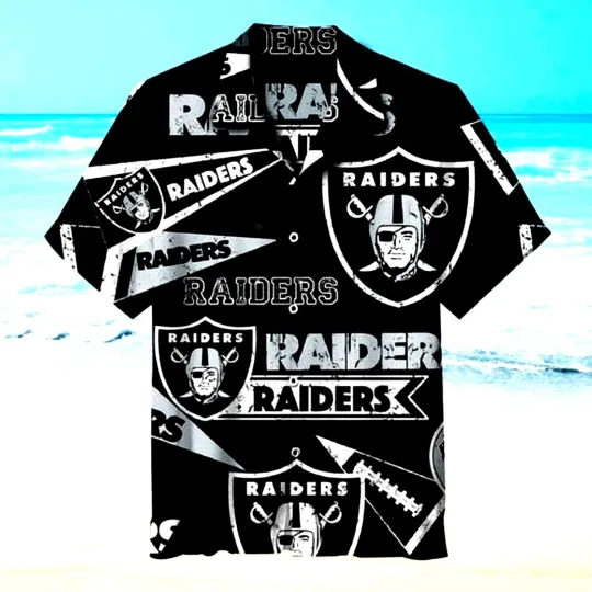 Discover Raiders Football All Over Prints Hawaiian Shirt Aloha Beach Party