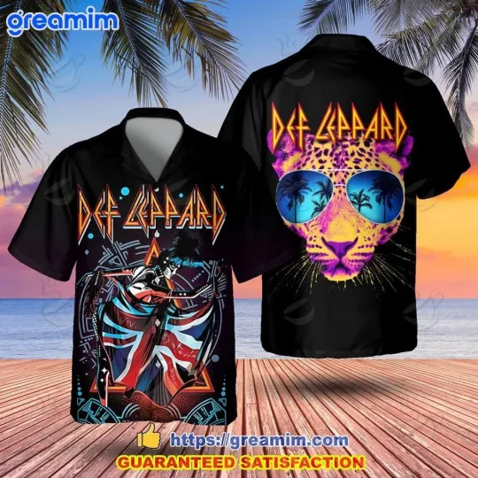 Discover Def Leppard Special Edition Short Sleeve Hawaiian Shirt