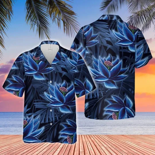 Discover Magic The Gathering Black Lotus Hawaiian Shirt
