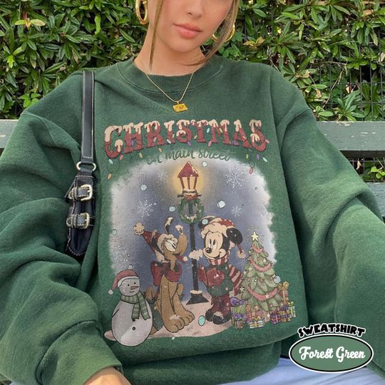 Discover Mickey & Friends Christmas Shirt, Disney Mickey Holiday Sweatshirt, Disneyland Christmas Tee, Disney Family Christmas Shirt