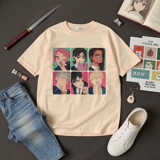 Alien Stage Anime Graphic T-Shirt Unisex Round Neck Short Sleeve Top