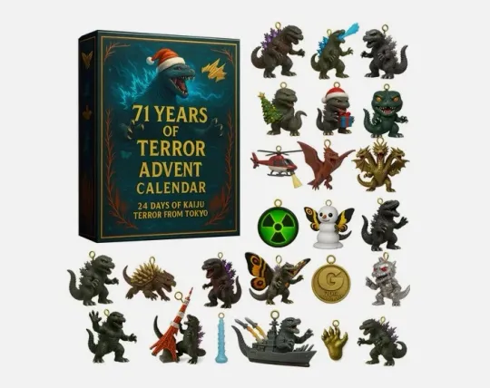 Discover 2025 Advent Calendar 71 Years of Terror 2D Acrylic Best Christmas Countdown Gift