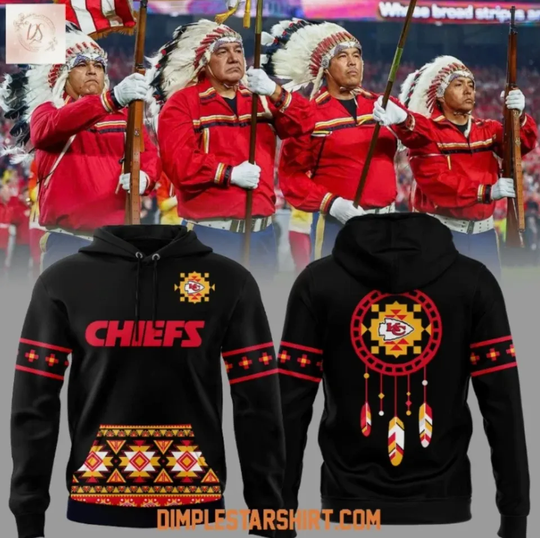 Chief Indigenous Peoples Day Black 3D Hoodie Gift For Christmas