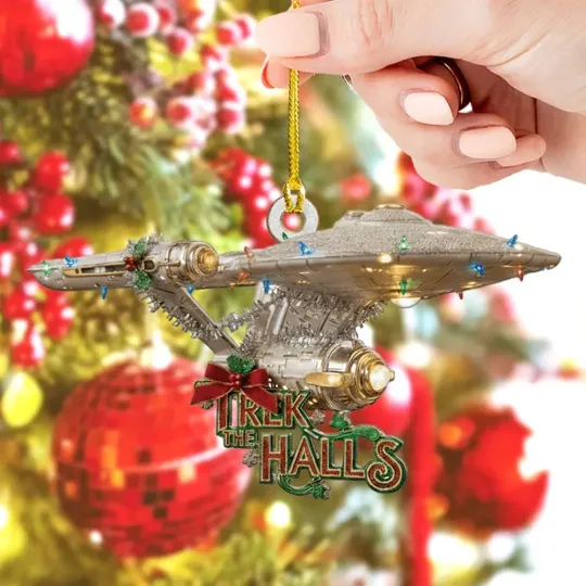 Discover startrek2020 Custom Shape 2-sided Acrylic Ornament 2D FLAT FOR FANS 3.5in X 3.5 in