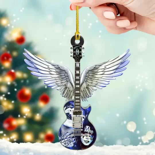 Discover RIP Ace Frehley 2-sided Acrylic Xmas Tree hanging Ornament Gift For Family 3.5in