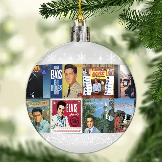 Discover Elvis Presley Custom Shape 2-sided Acrylic Ornament – MAITM13782