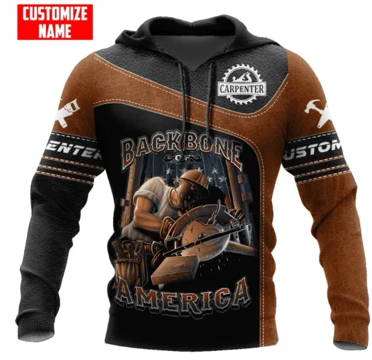 Discover Personalized Name Carpenter 3D HOODIE Gift All Over Print Best Price