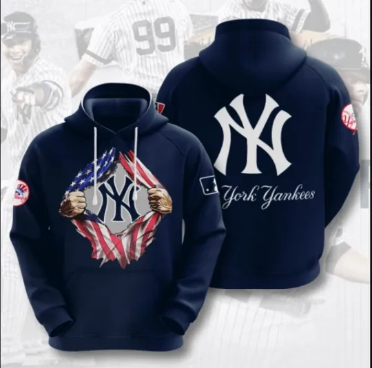 Discover Yankees Hoodie 3D Teem All Over Printed For Gift Lovely New Trend