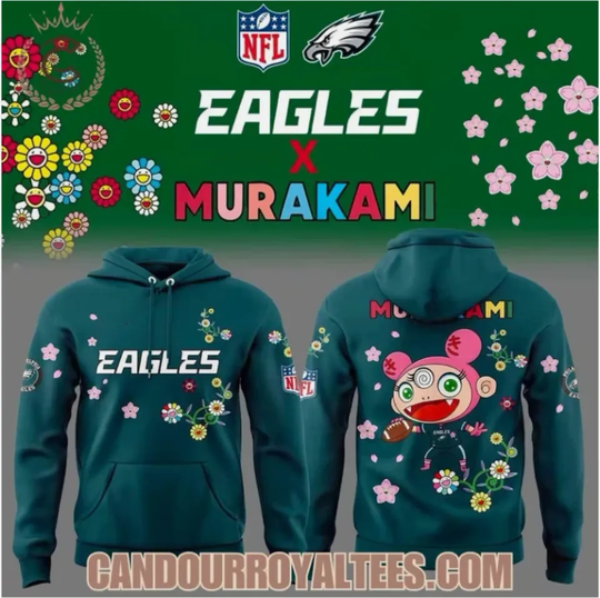 Eagles x Murakami Hoodie 3D Gift For Christmas
