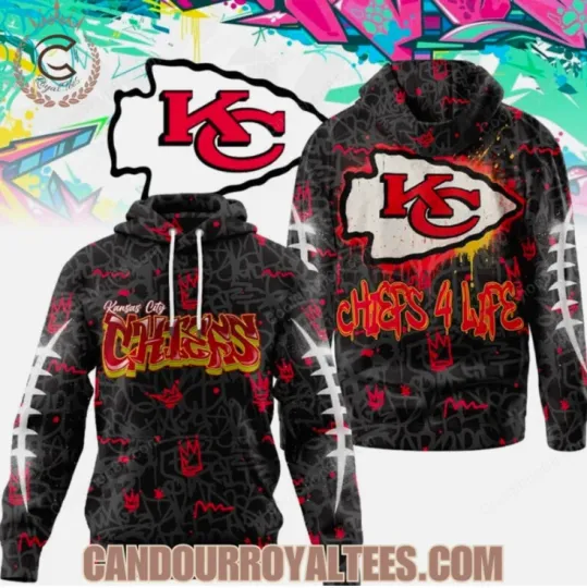 Discover Kansas City Graffiti For Life Design 3D Hoodie Gift For Christmas