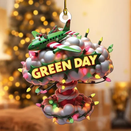 Discover GreenDay 2-sided Acrylic Ornament Decor Hanging Christmas Gift For Fan- 2D Flat