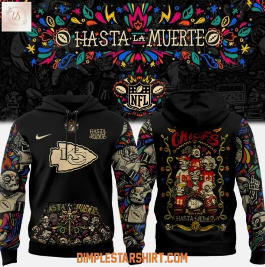 Discover Kansas City Hasta La Muerte 3D Hoodie Gift For Christmas