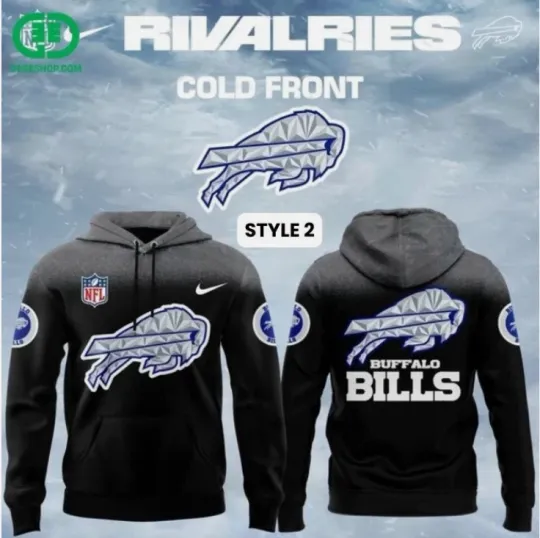 Discover Buffalo 2025-2026 Rivalrie Cold Front 3D Hoodie Gift For Christmas