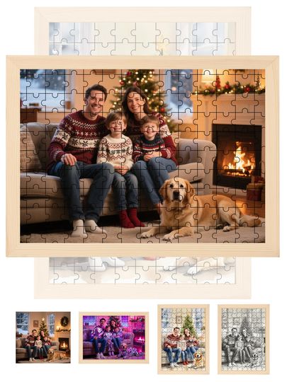 Discover Custom Jigsaw Puzzle with Frame-Digital Print Art, Transfer to Multiple Art Styles Available