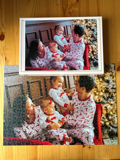 Discover Photo Puzzle 500 or 1000 Piece, Custom Jigsaw Puzzle, Personalized 1000 Piece Jigsaw Puzzle from Your Photo for Couples