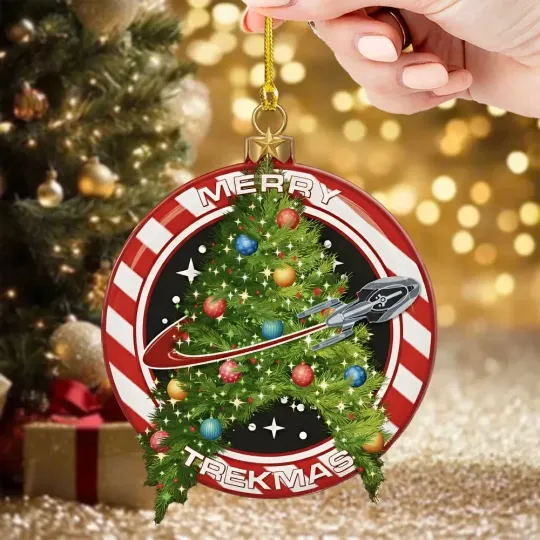 Discover startrek2020 Custom Shape 2-sided Acrylic Ornament Christmas Gift -2D FLAT 3.5in