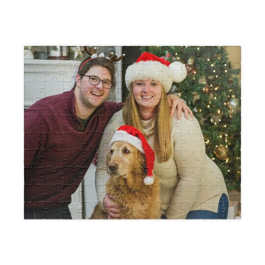 Discover Custom Family Photo Puzzle 500-1000 Piece | Holiday Christmas Photo Puzzle