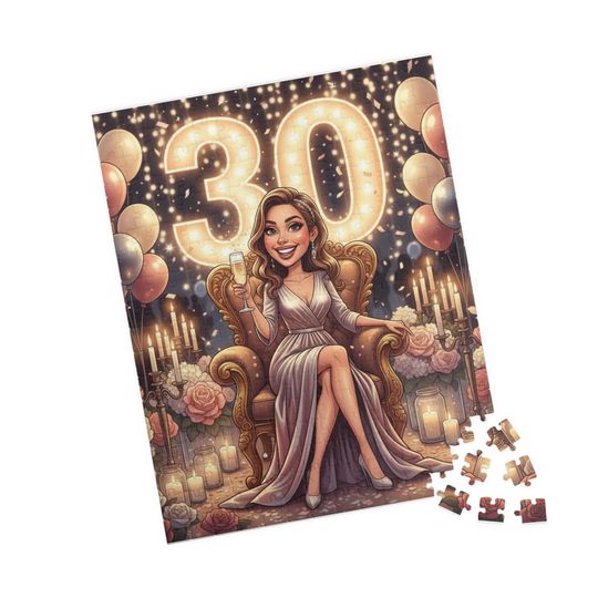 Discover Custom Cartoon Birthday Puzzle: Personalized Celebration Game