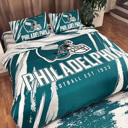 Philadelphia Football Bedding Set, Sport Fan Gift