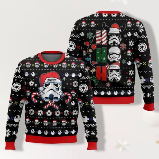 Discover Santatrooper Christmas Sweater, Storm Trooper Xmas, Disneyland Christmas Shirt, Galaxy Wars Christmas, Disney Star Wars Christmas Shirt