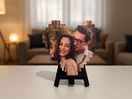 Custom Photo Block Puzzle: Personalized Building Block Gift