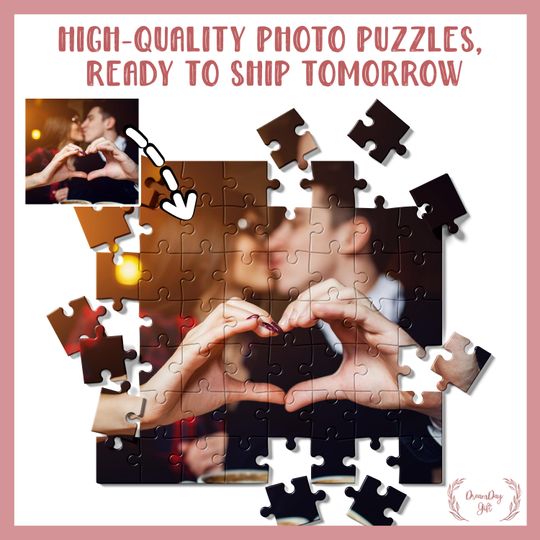Custom Photo Jigsaw Puzzle: Anniversary Engagement Keepsake
