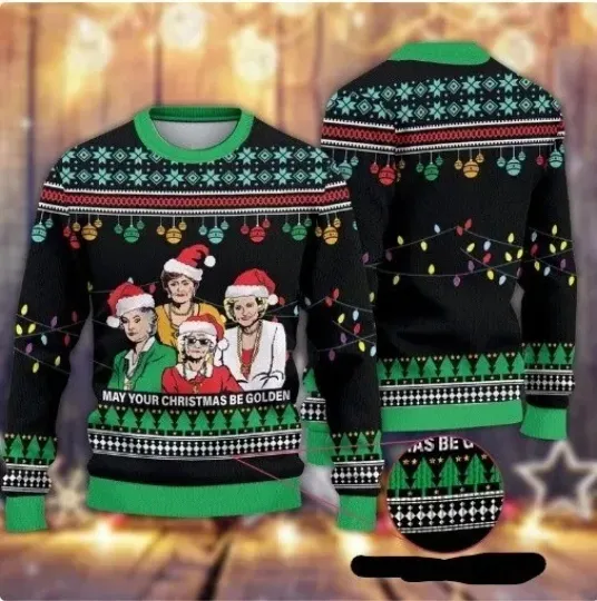 Discover Stay Golden Thank You For Being A Friend Ugly Christmas Sweater