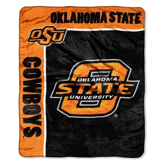 Discover NCAA Oklahoma State Cowboys Raschel Fleece Blanket School Spirit