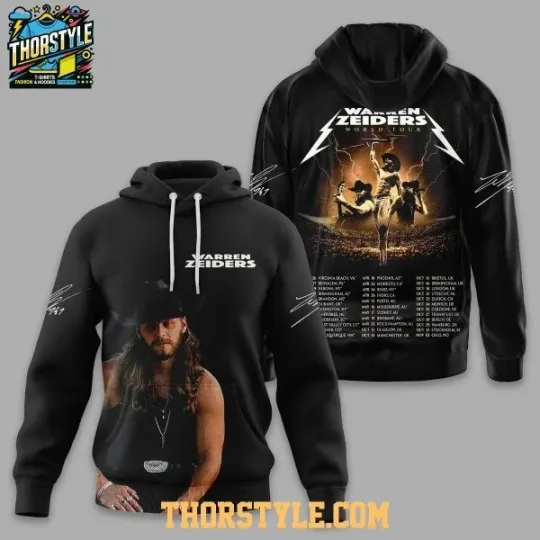 Discover Warren Zeiders 2026 World Tour Hoodie Country Music For All 3D Merch