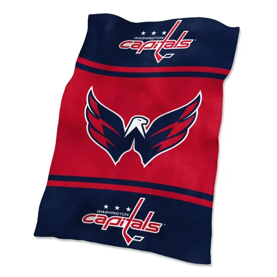 Discover Washington Capitals Ultrasoft Throw Large Logo Blanket 54" x 84"