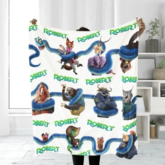 Discover Personalized Disney Zootopia 2 Judy Nick Cute Friends Cozy Fleece Blanket