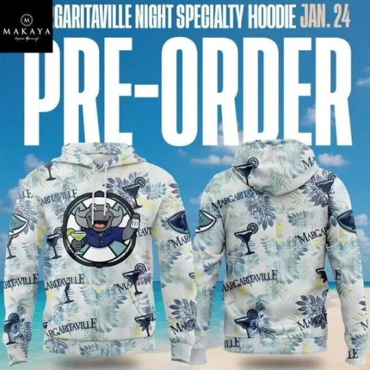 Discover HOT!!S@uth Car@lina Stingrays Jimmy Buffett Margaritaville Night 2025 3D Hoodie