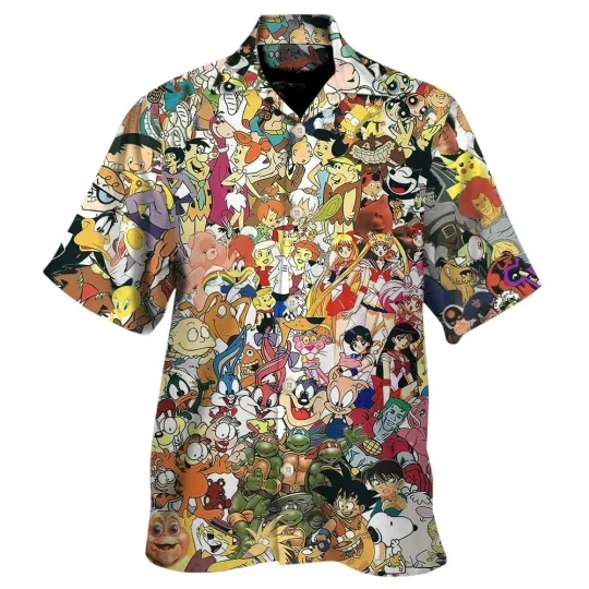 Discover 90s Cartoon Character Hawaiian Shirt