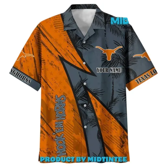 Discover Personalized Texas Longhorns Hawaiian Shirt