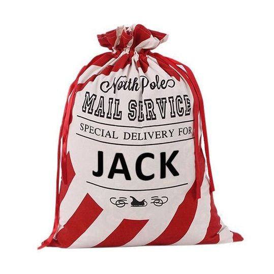 Discover Personalised Christmas Sack - Custom Santa Sack, Personalized Bag, Christmas Gift Bag, Large Red Santa Sack