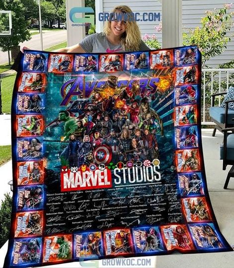 Avengers Team Legends Fleece Blanket, Spiderman Ironman Blanket, Superhero Movie Blanket, Throw Blanket Sofa Bed Room Decor Family Gift