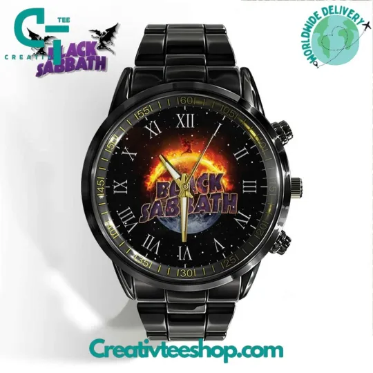 Discover Black Sabbath Stainless Steel Calendar Band Watch