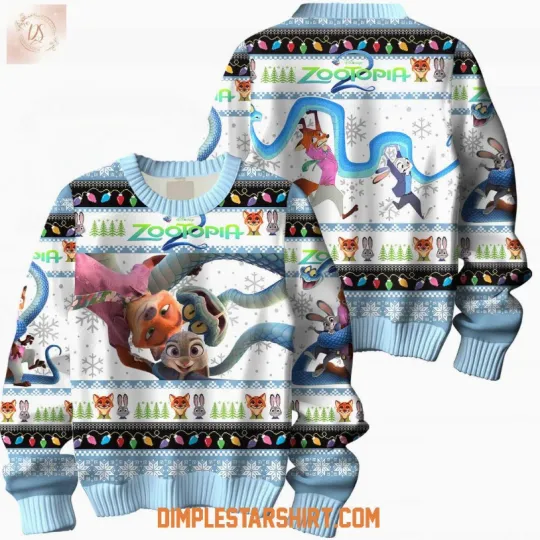 Discover ZooTopia 2 All I Want Christmas For You Ugly Sweater