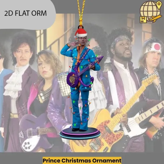 Discover Prince Christmas Ornament For Tree Hanging 2D Flat