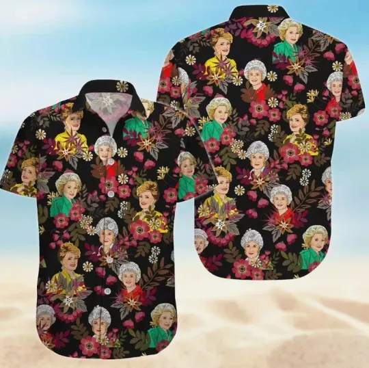 Discover Stay Golden Hawaiian Button Down Shirt