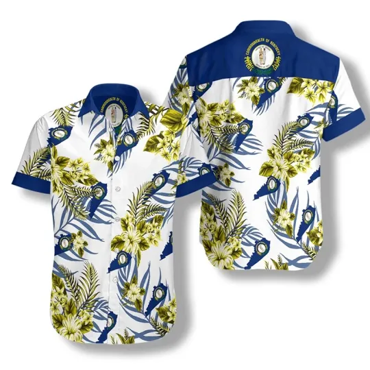 Discover Kentucky Proud Proud Hawaiian Shirt