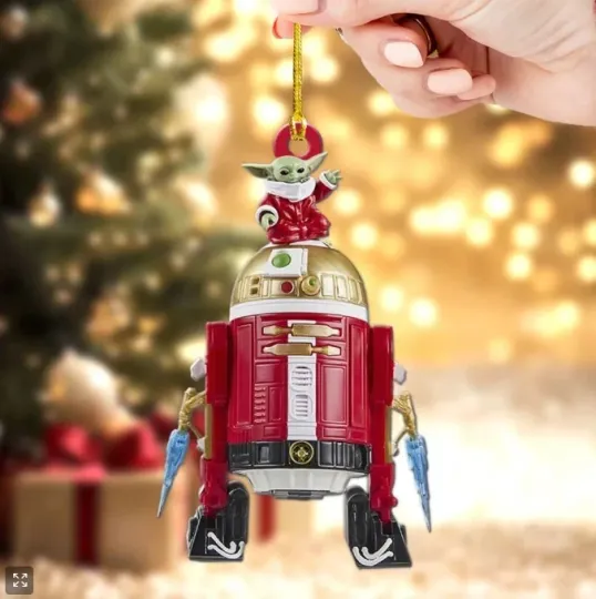 Discover 2025 Star War 2D Flat Acrylic Car Ornament