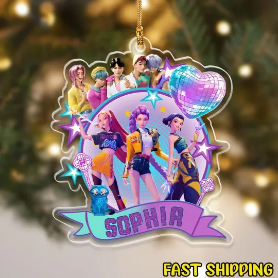 Discover Personalized Name KPOP Ornament, KPOP Christmas Keepsake