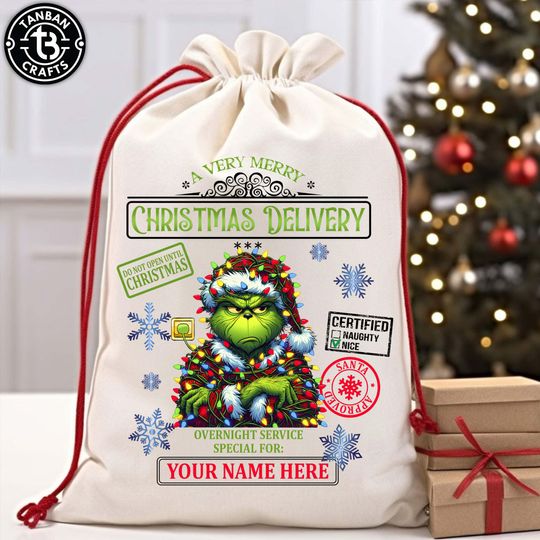 Discover CUSTOM Cartoon Funny Christmas PNG, Xmas Tote Bag Png, Christmas Png,  Add Kids Name Png, Green Mean Guys Png