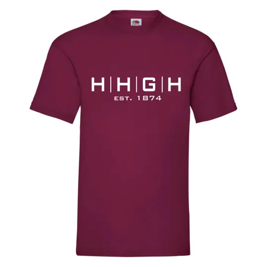 Discover Hearts FC T-Shirt - HHGH - Heart of Midlothian Football Club Supporter Christmas