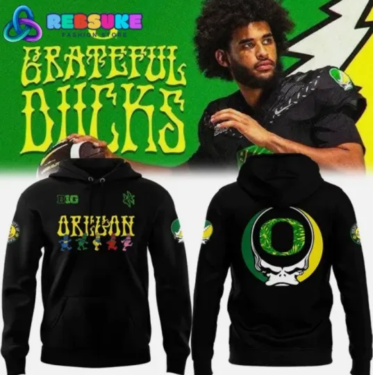 Oregon Duck X Grateful Dead 2025 Grateful Duck 3D Hoodie Gift For Christmas