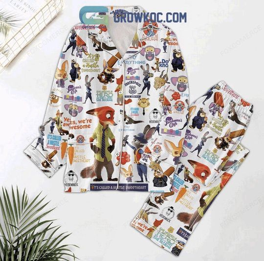 Discover Zootopia Pajamas  She Needed A Hero So She Became One  Disney Christmas Holiday PJs