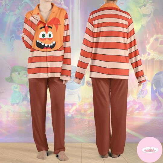 Discover All Characters Disney Inside Out Pajamas Set, Inside Out Emotions Costume Group Matching, Joy Anxiety Christmas Pajamas Kids Adult Family