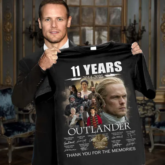 Discover 11 Years Outlander Thank You T-Shirt Men 2014-2025